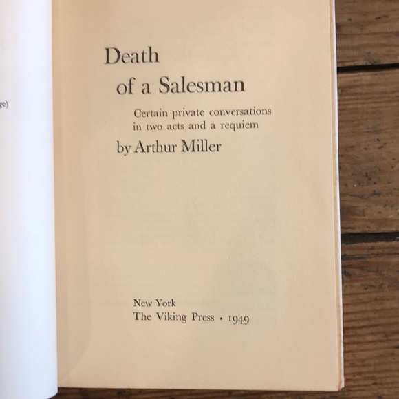 Death of a salesman by Arthur Miller 1949 - Picture 5 of 11